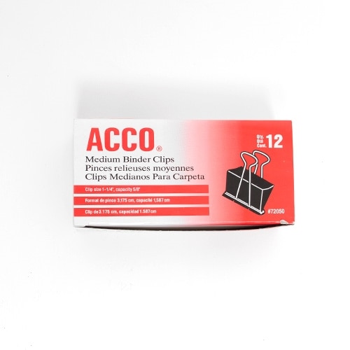 Acco, Medium, Binder Clips